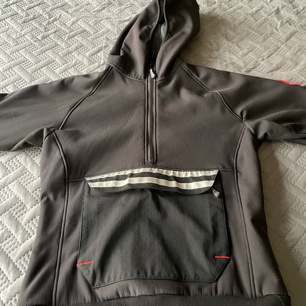 "Canada Goose Tremblant Hoodie Black sweatshirt 1/2 Zip sz small RARE”